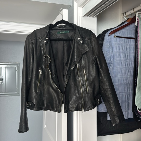 Leather Moto Jacket - Picture 4 of 5